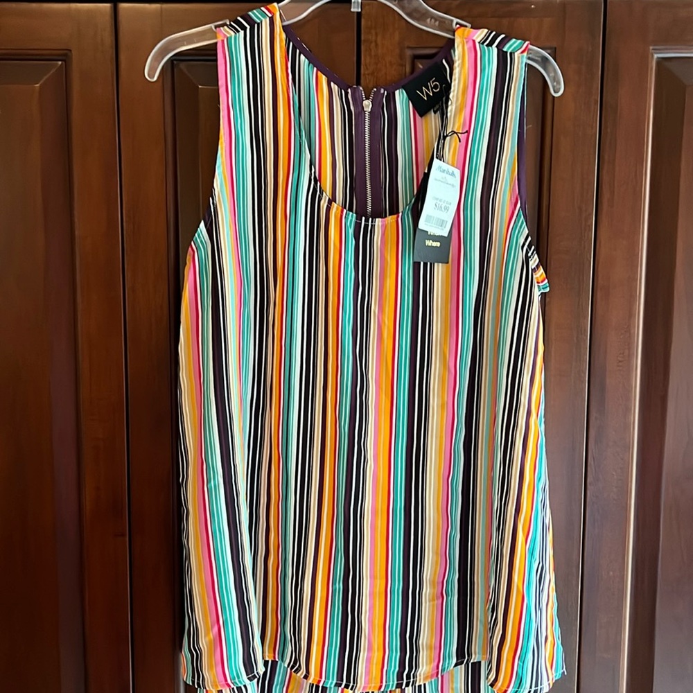 Fun party striped blouse.